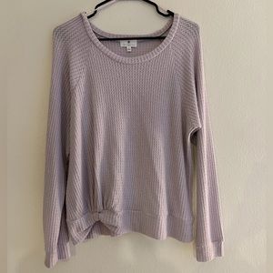 Socialite Waffle Knit Top